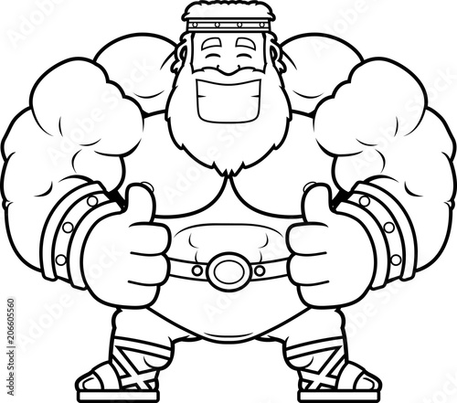 Cartoon Zeus Thumbs Up
