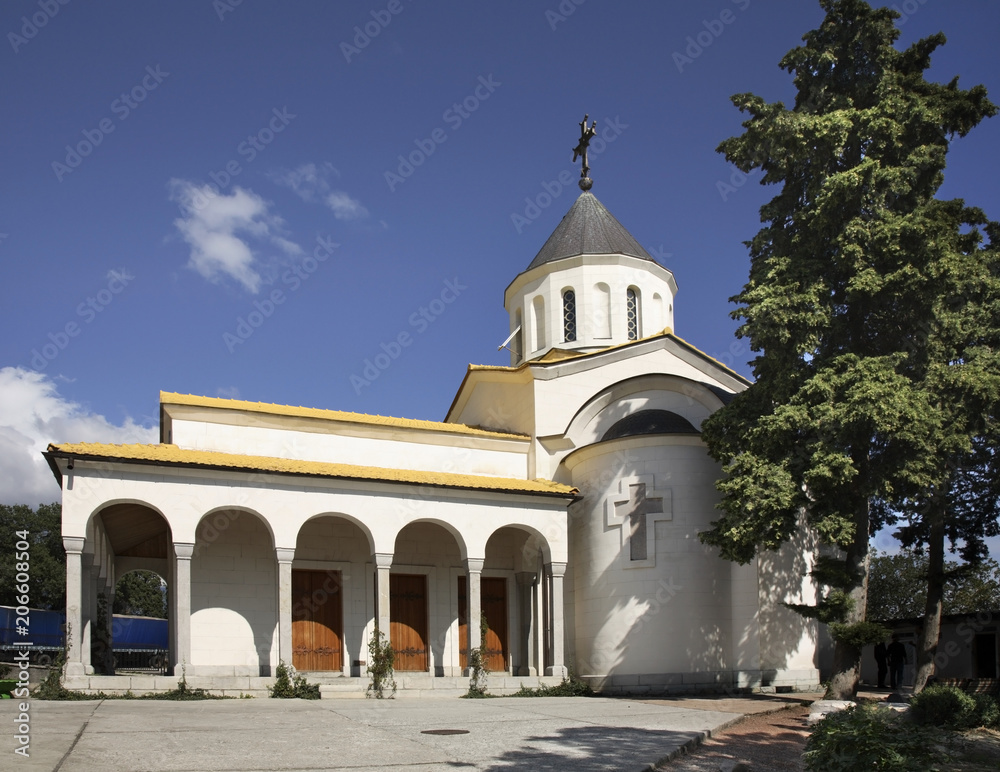 Church of Intercession in Oreanda. Crimea. Ukraine