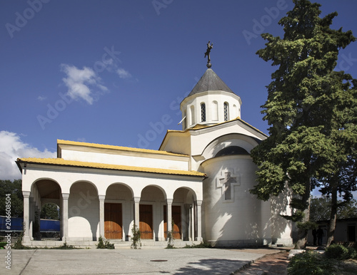 Church of Intercession in Oreanda. Crimea. Ukraine
