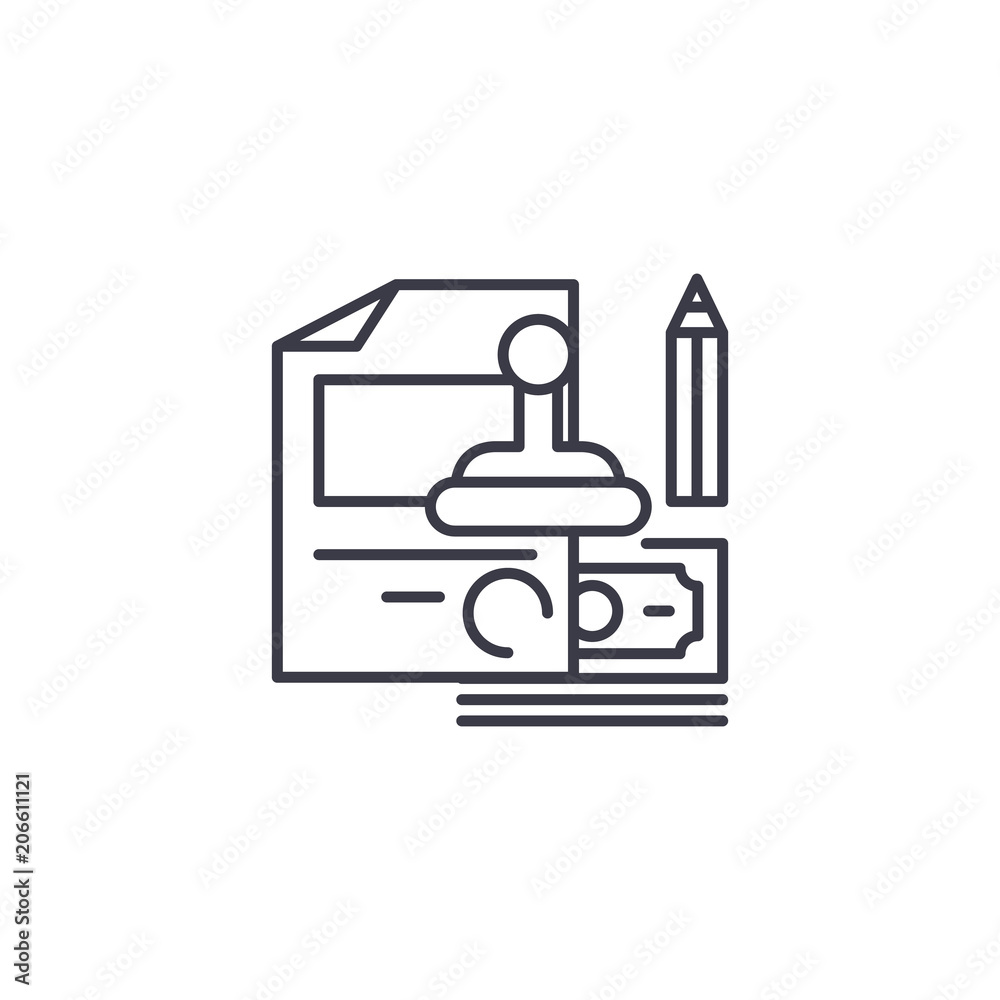 Staff rewards linear icon concept. Staff rewards line vector sign, symbol, illustration. Staff rewards linear icon concept. Staff rewards line vector sign, symbol, illustration.