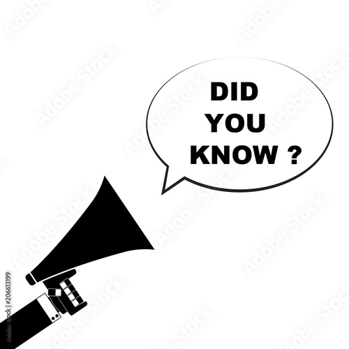 Did you know question vector banner