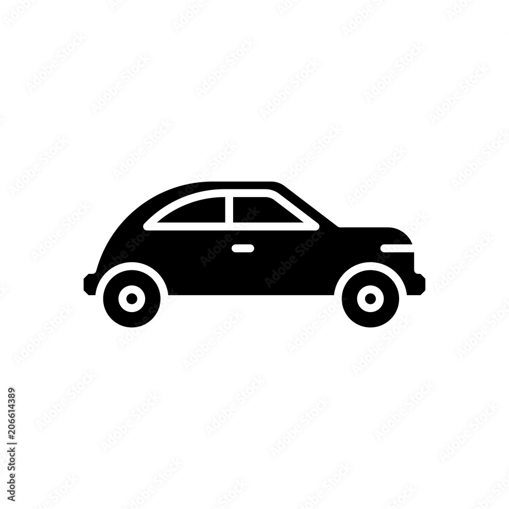 Automotive industry black icon concept. Automotive industry flat  vector symbol, sign, illustration.