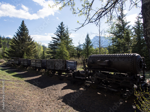 coal mining cars from lower bankhead photo