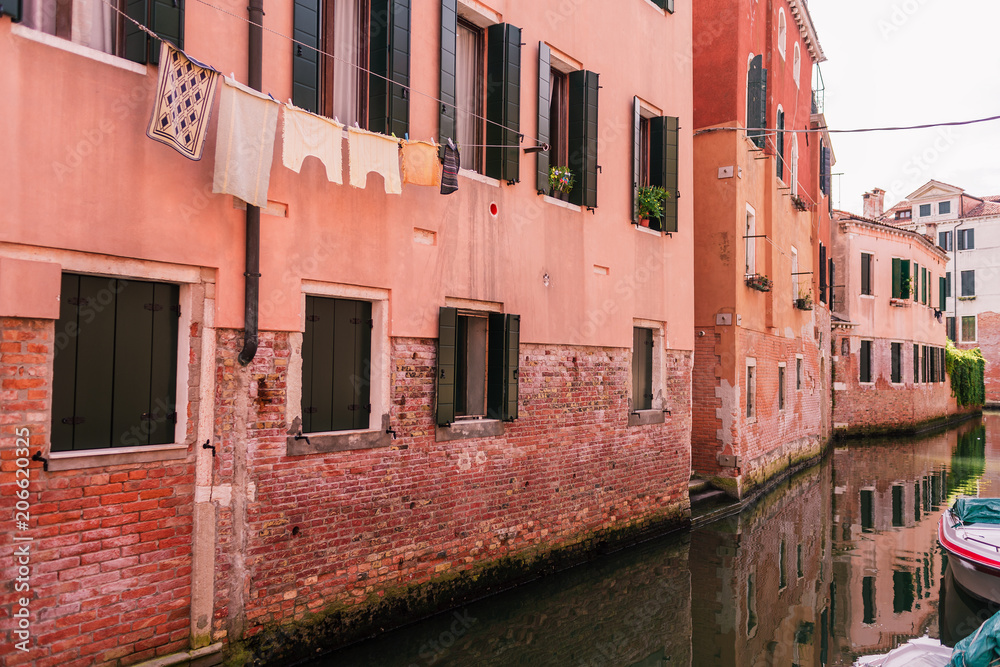 landscapes of the city of Venice, summer