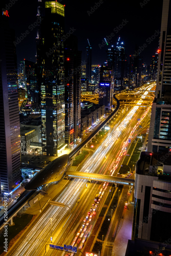 Obraz premium Dubai by night