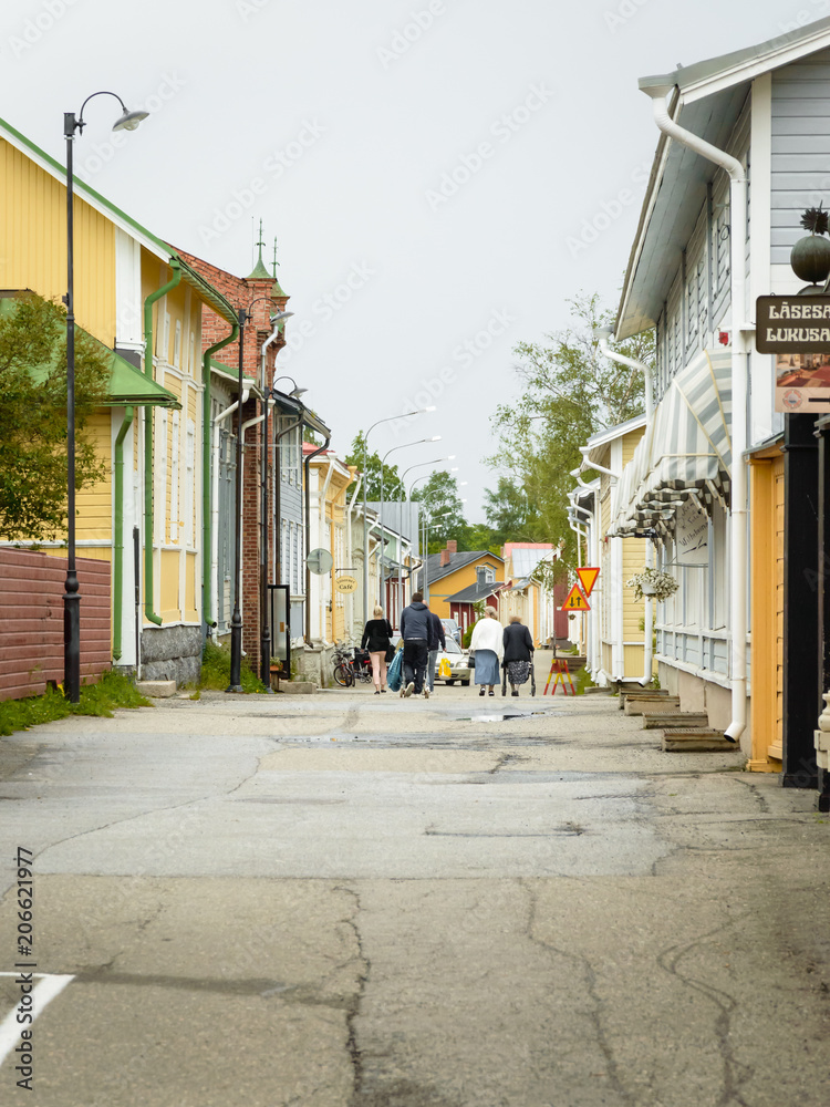 Obraz premium Peple walking in street