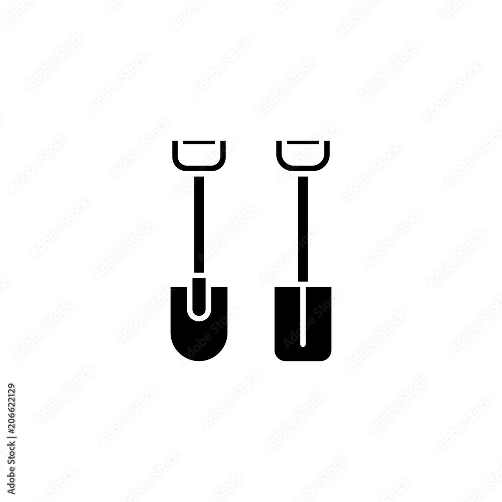Spades black icon concept. Spades flat vector symbol, sign, illustration. Spades black icon concept. Spades flat vector symbol, sign, illustration.