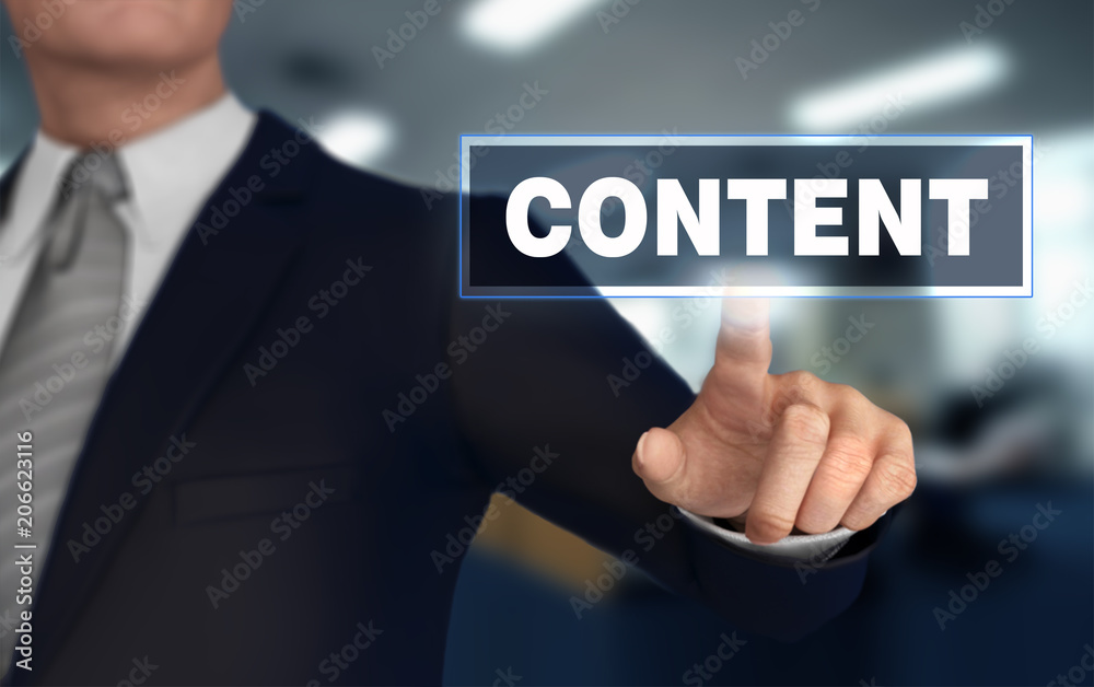 content pushing concept 3d illustration content pushing concept 3d illustration