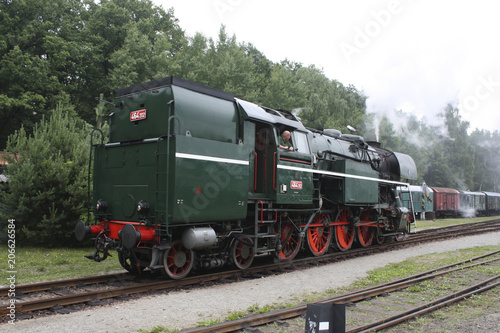 Czech old steam locomotive