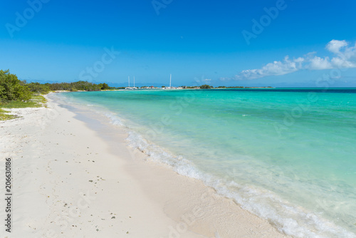 Panoramic View of the Caribbean at los Roques  Venezuela