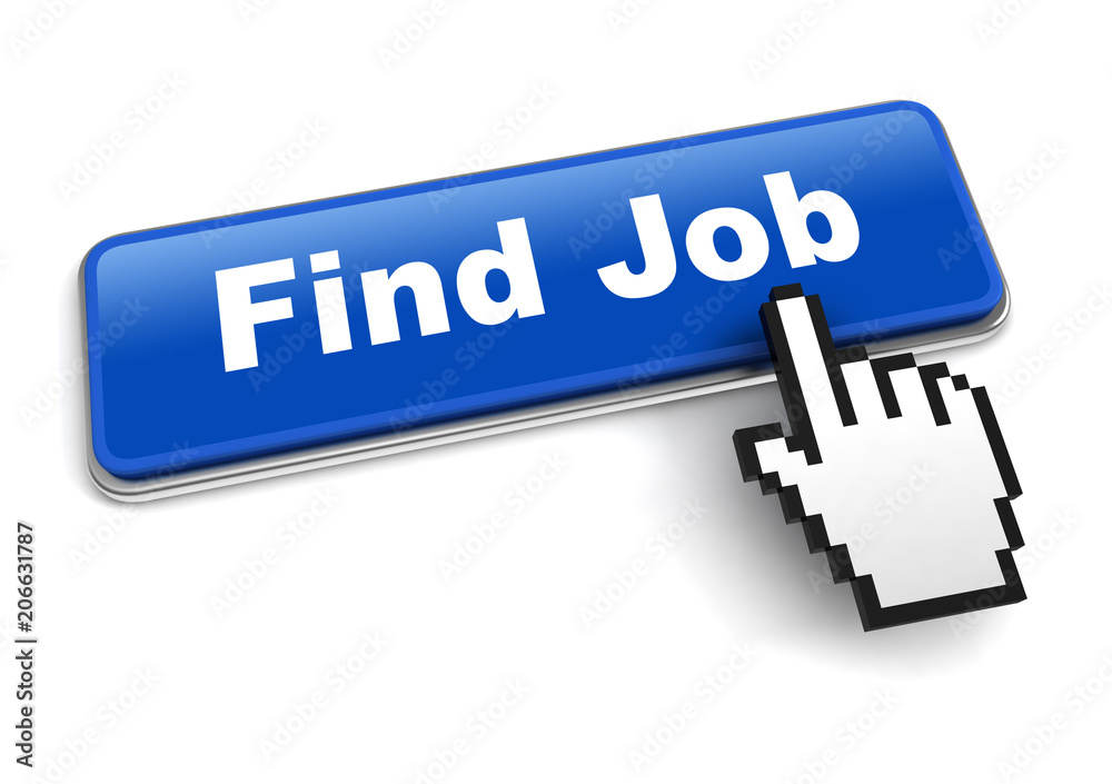 find job concept 3d illustration isolated find job concept 3d illustration isolated