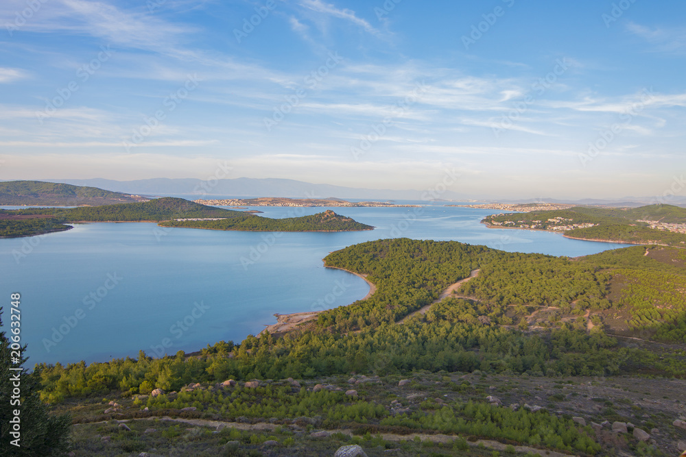 Seytan Sofrasi view in Ayvalik, Balikesir, Turkey Seytan Sofrasi view in Ayvalik, Balikesir, Turkey