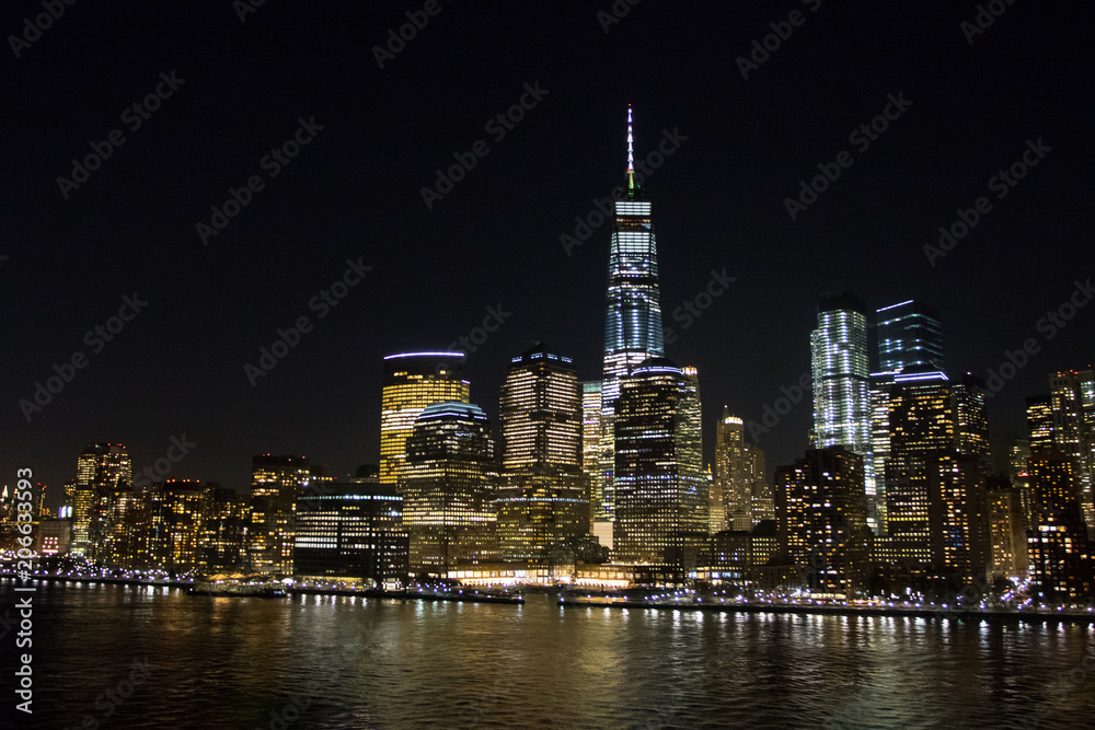 Obraz premium Manhattan Nightscapes