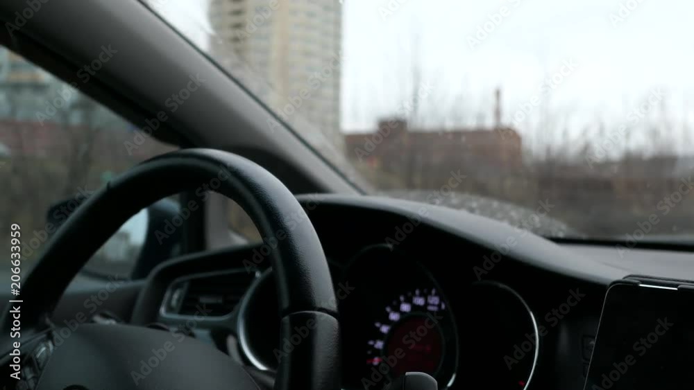 Steering Wheel And Dashboard With Speedometer Steering Wheel And Dashboard With Speedometer