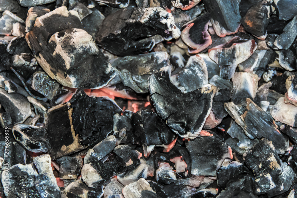 black smoldering coals fire bonfire texture background black smoldering coals fire bonfire texture background