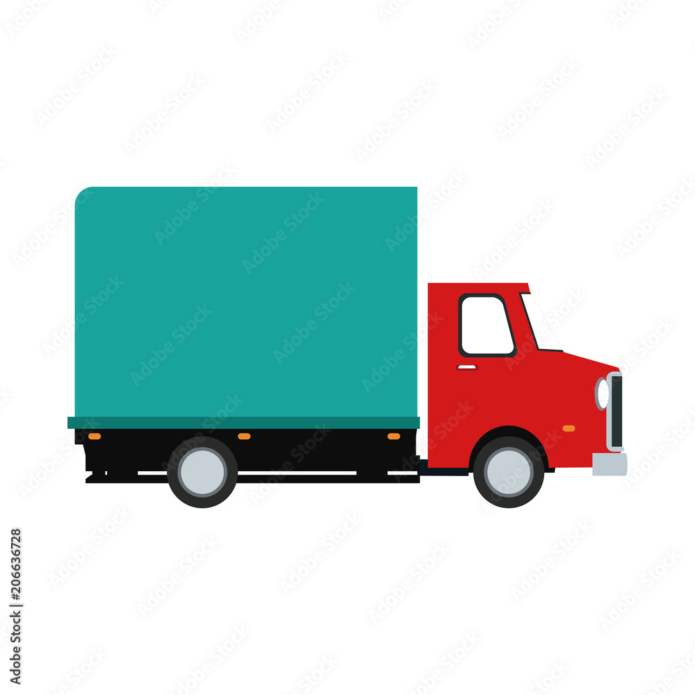 Delivery truck symbol vector illustration graphic design Delivery truck symbol vector illustration graphic design