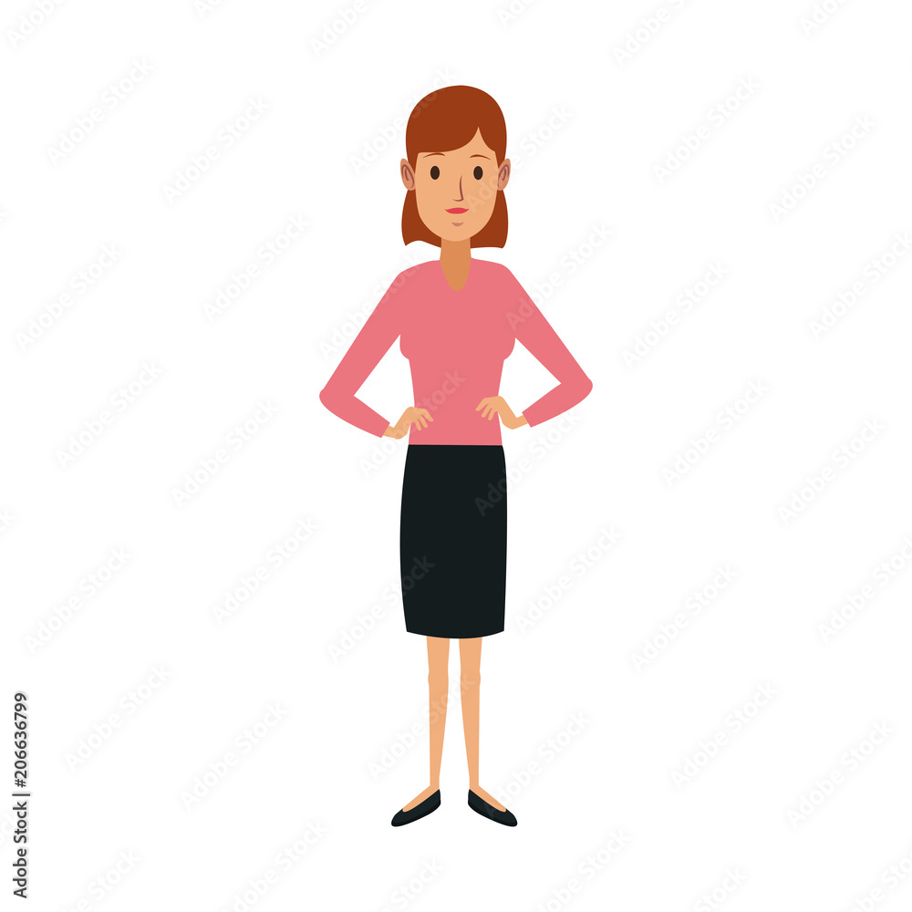 Executive business woman cartoon vector illustration graphic design Executive business woman cartoon vector illustration graphic design