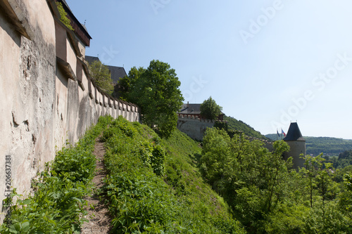 Morina and castle Karlstejn