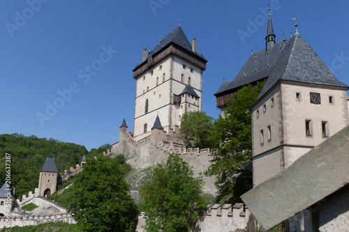 Morina and castle Karlstejn