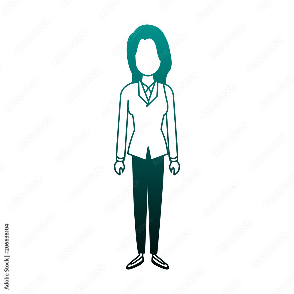 Executive business woman cartoon vector illustration graphic design Executive business woman cartoon vector illustration graphic design