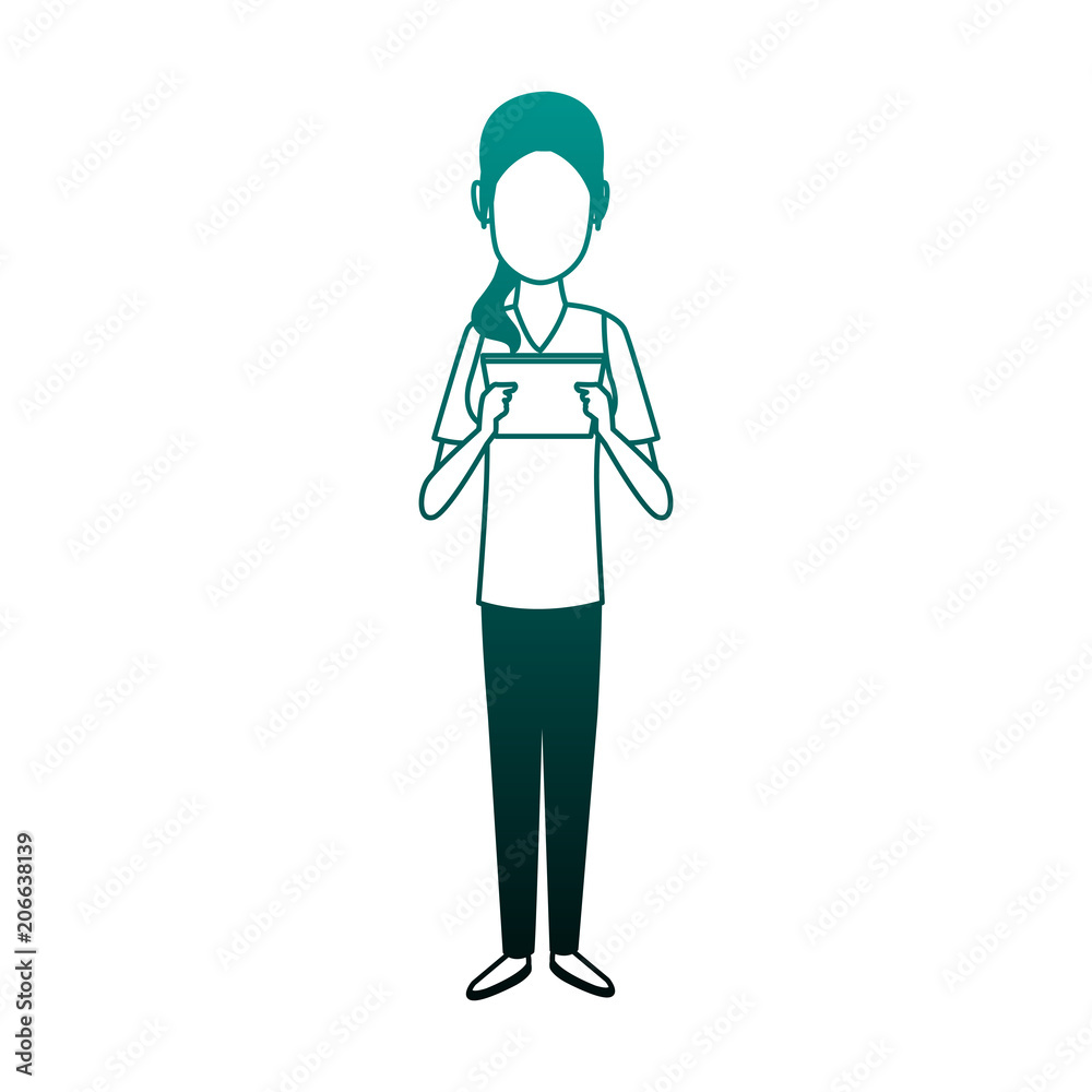 Woman doctor cartoon vector illustration graphic design Woman doctor cartoon vector illustration graphic design