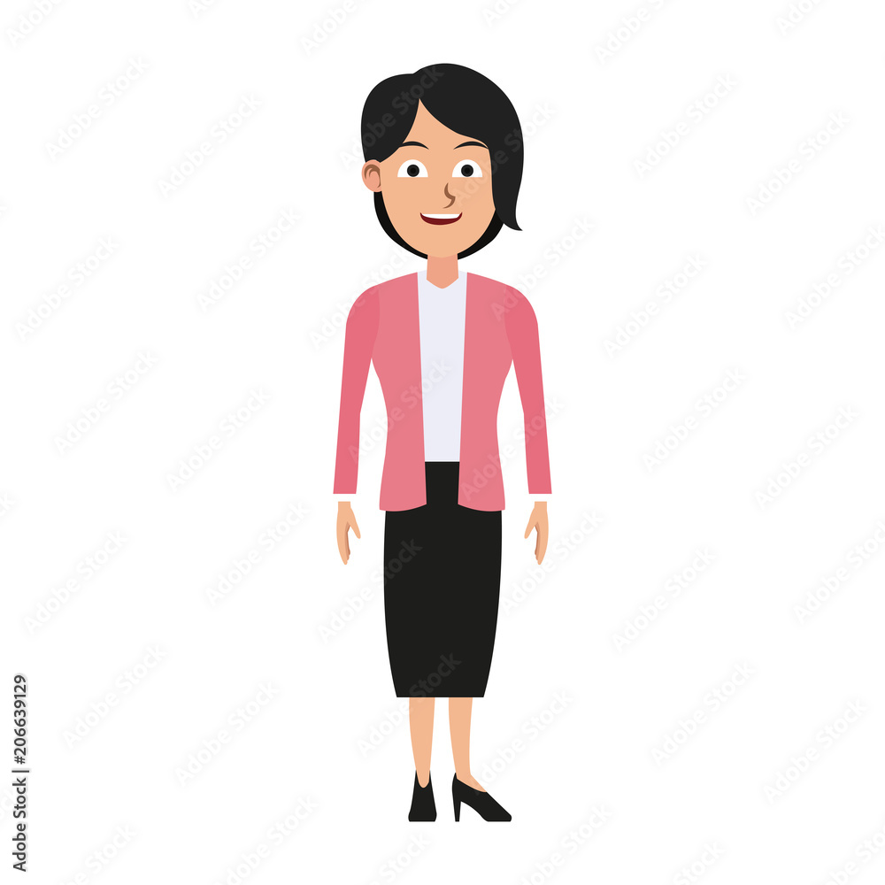 Executive business woman cartoon vector illustration graphic design Executive business woman cartoon vector illustration graphic design