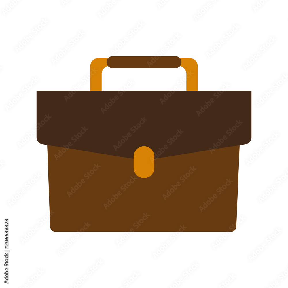Business briefcase symbol vector illustration graphic design Business briefcase symbol vector illustration graphic design