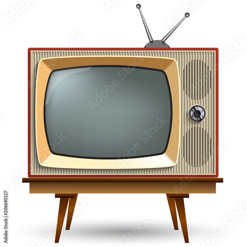 Vintage TV on a stand