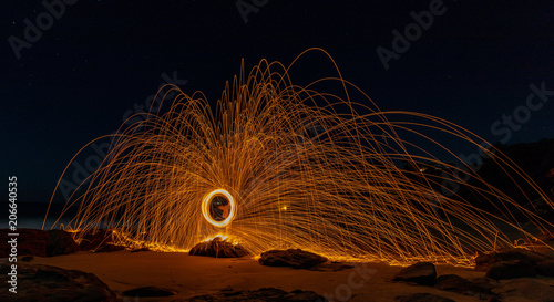 Beach Spark Twirling