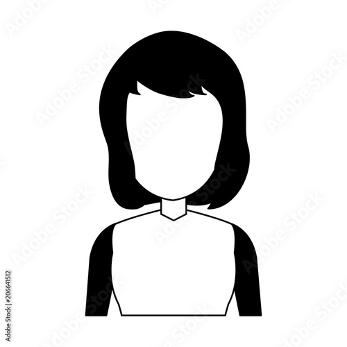 Executive business woman cartoon vector illustration graphic design