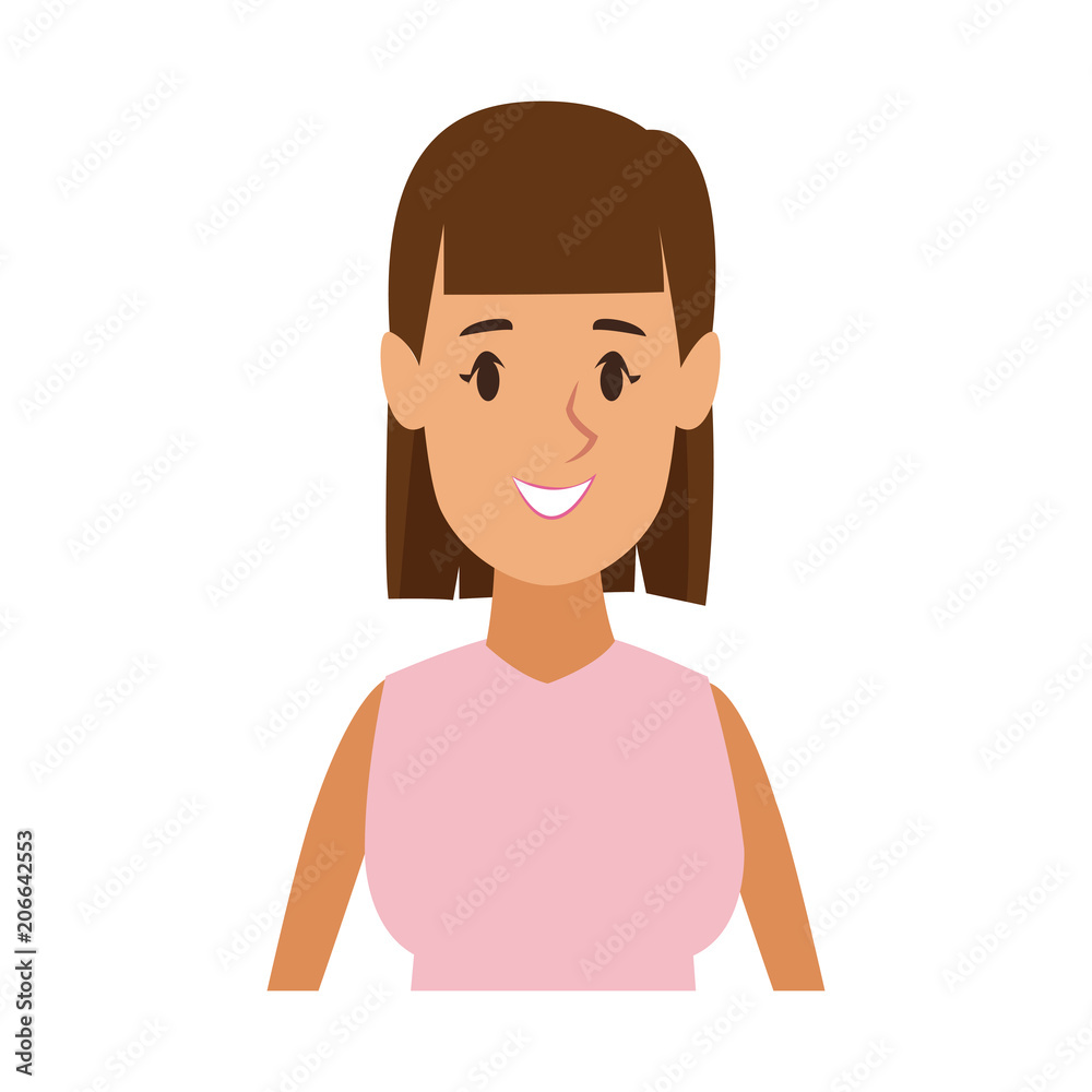 Young woman cartoon vector illustration graphic design Young woman cartoon vector illustration graphic design