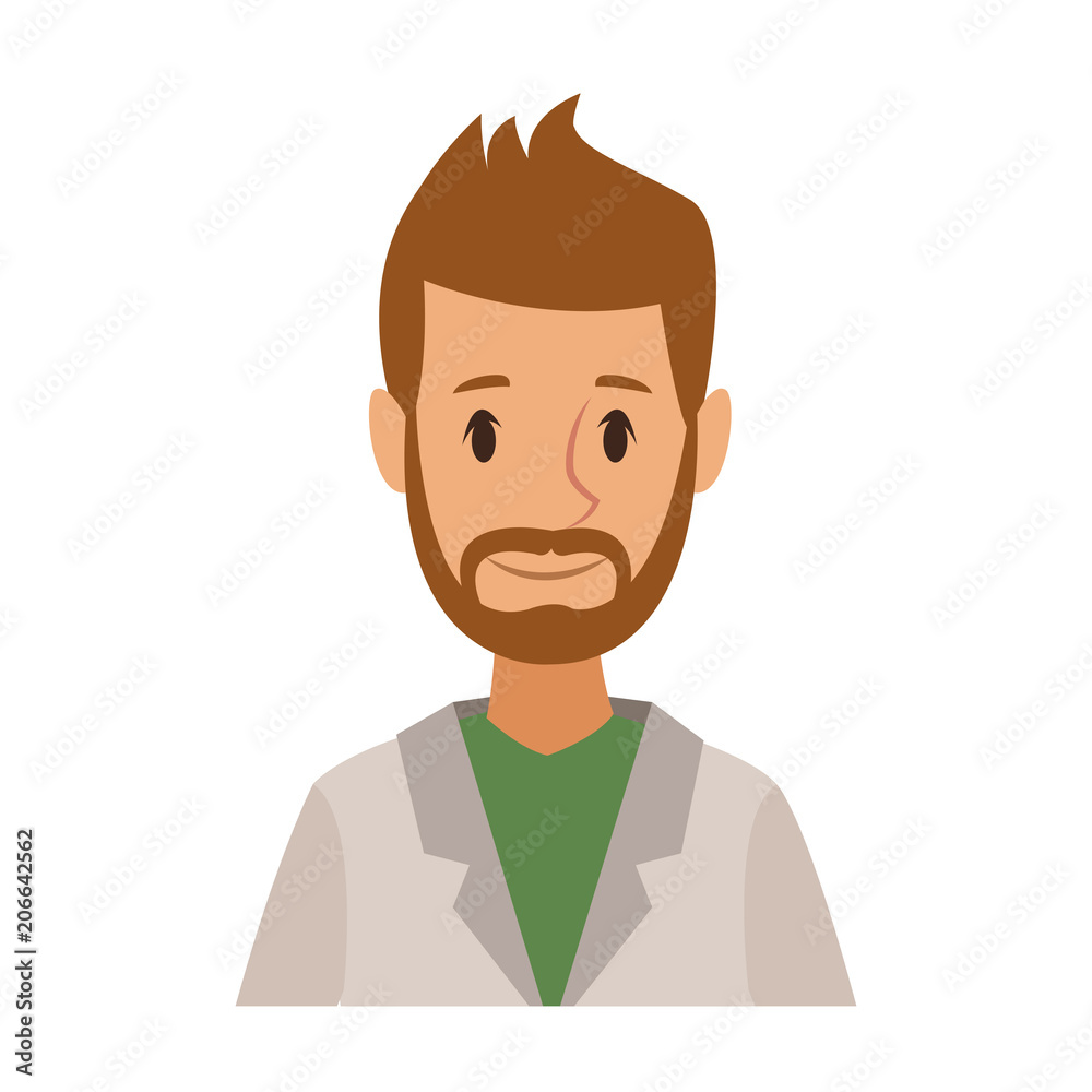 Young doctor cartoon vector illustration graphic design Young doctor cartoon vector illustration graphic design
