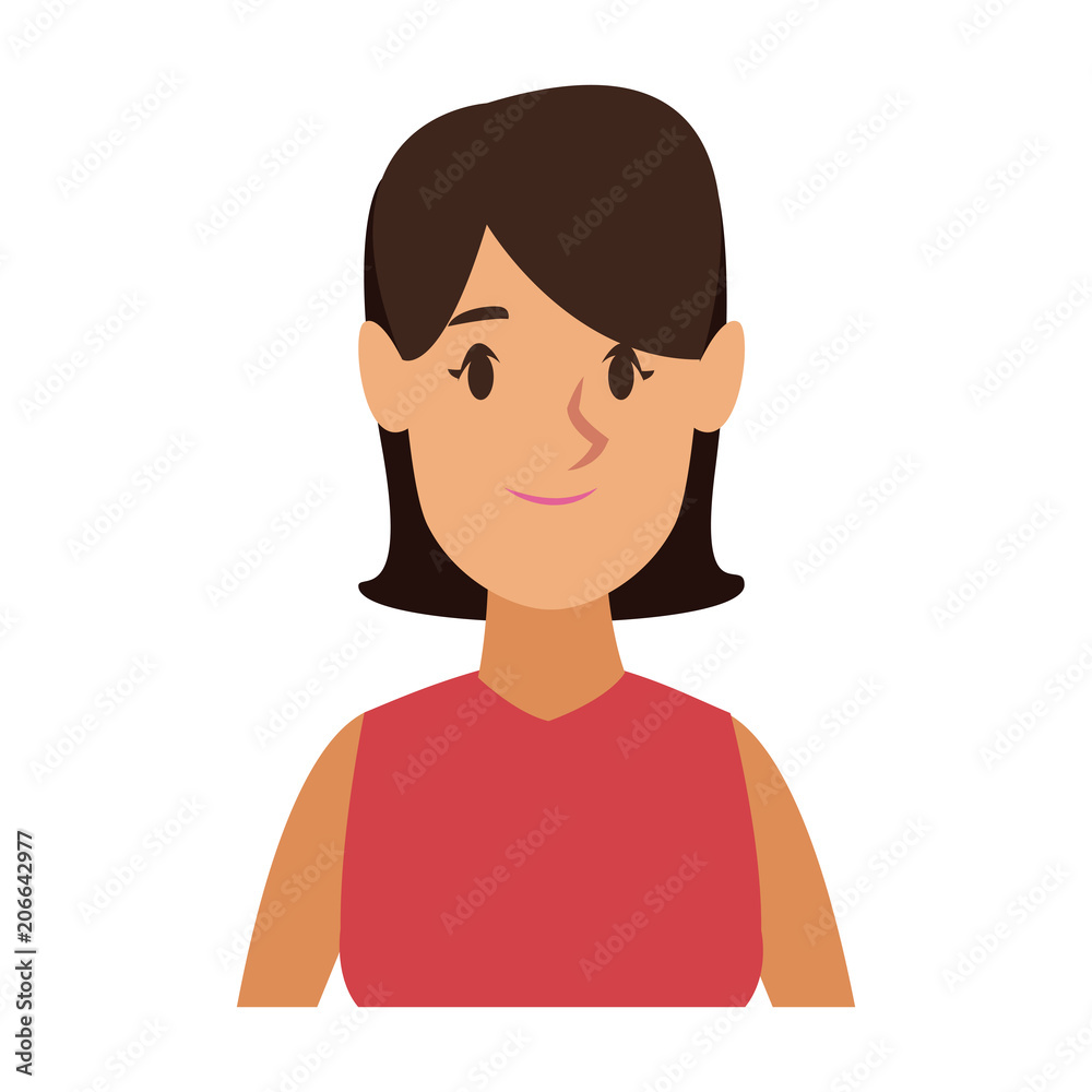 Young woman cartoon vector illustration graphic design Young woman cartoon vector illustration graphic design