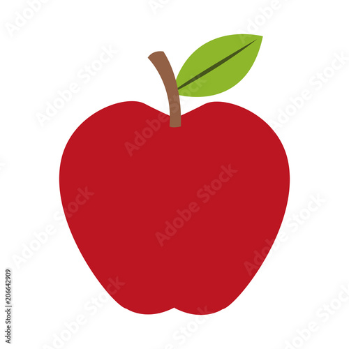 Apple fruit isolated vector illustration graphic design