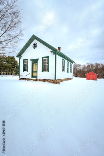 Photography Old Schoolhouse in Connecticut