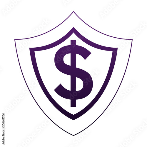 Secure money shield vector illustration graphic design Free Download Secure money shield vector illustration graphic design - GFXLoad