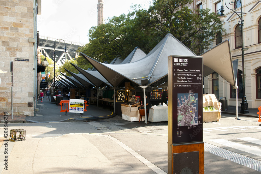 Fototapeta premium The Rocks Markets - Sydney - Australia