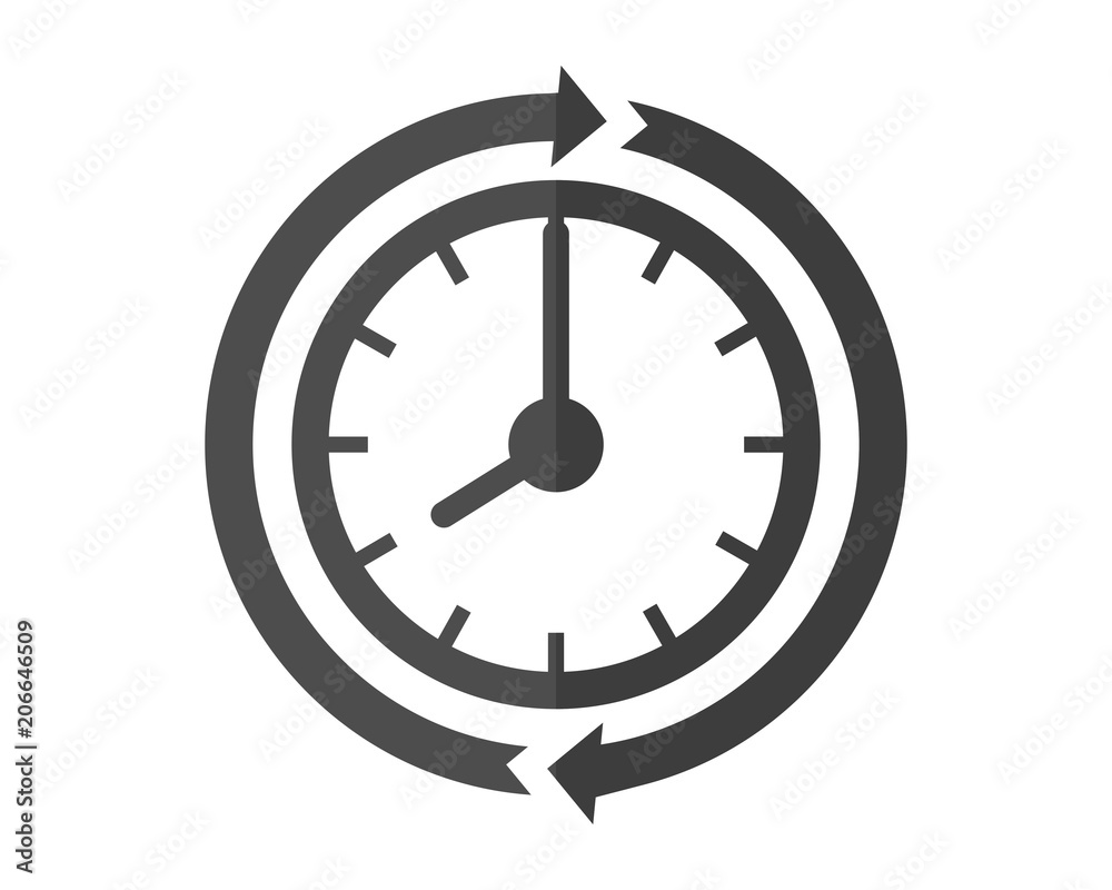 circle time business company office corporate image vector icon logo circle time business company office corporate image vector icon logo