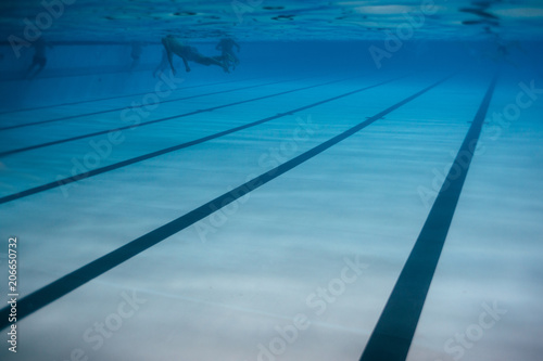 Swimming pool underwater