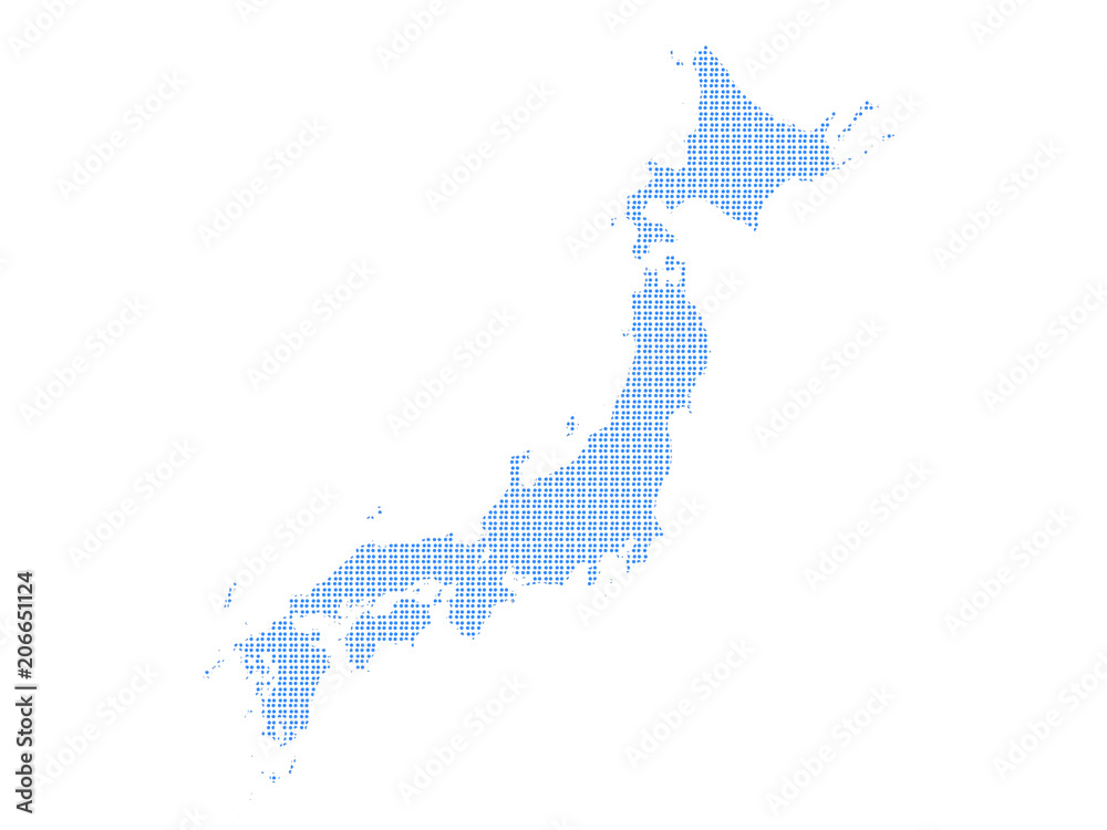 Fototapeta 日本地図 世界地図 グローバル ビジネス