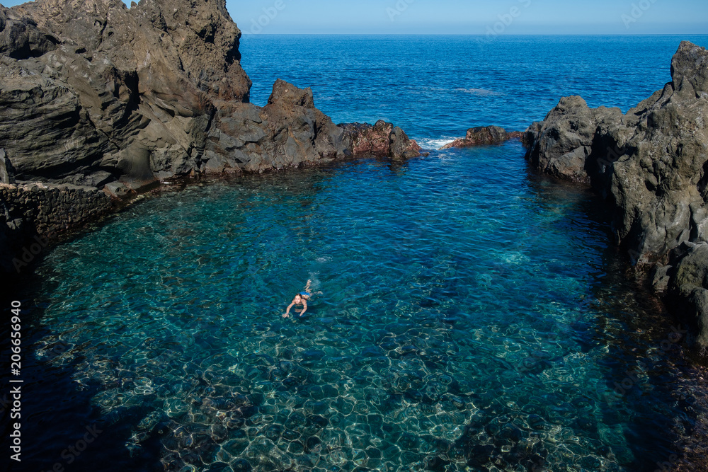 natural swimming pools on Tenerife island