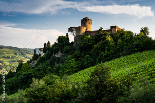 Brisighella, Ravenna, Emilia Romagna, Italy Europe. The medieval fortress.