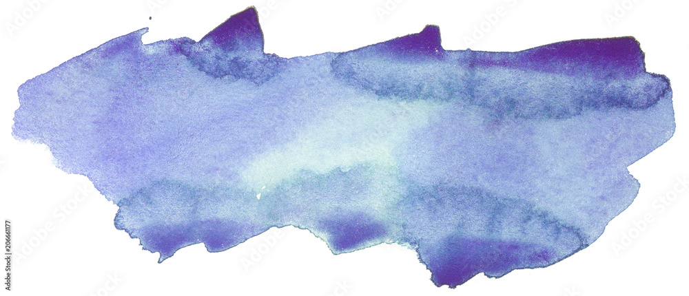 blue leaving in the violet stain of paint. with uneven edges painted by hand. blue leaving in the violet stain of paint. with uneven edges painted by hand.