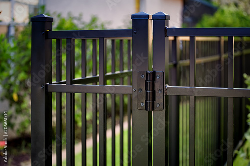 Fotografia Black Aluminum Fence