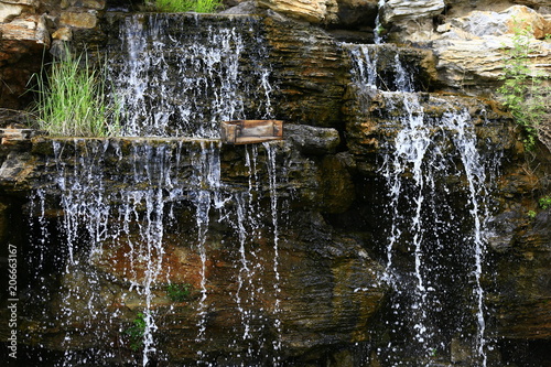 Mountain spring cascade