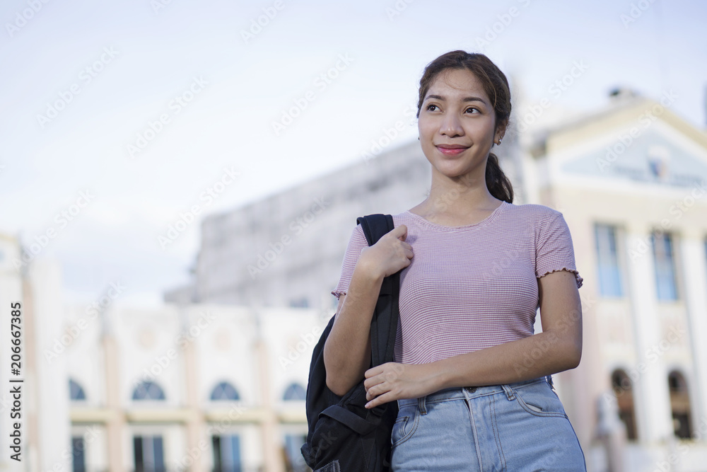 Fototapeta premium Young College Student