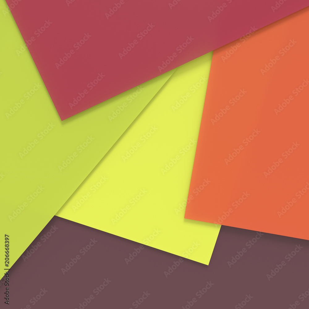 Abstract background of colorful paper. 3D rendering. Abstract background of colorful paper. 3D rendering.