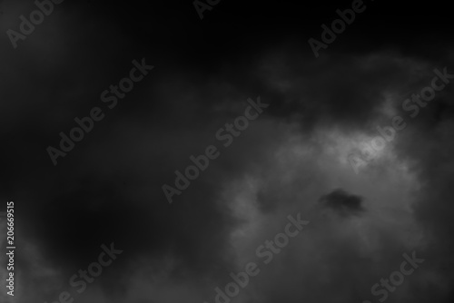 Black and white Cloudy sky