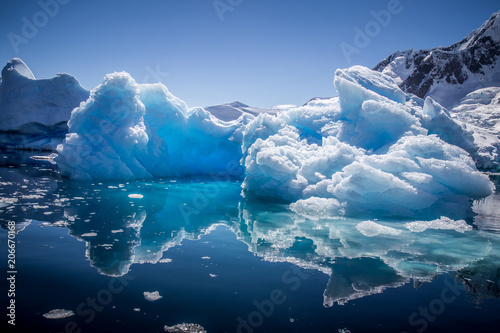 Reflecting iceberg in Antarctica