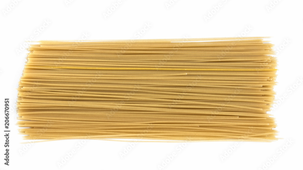 Spaghetti raw isolated on white background. Spaghetti raw isolated on white background.
